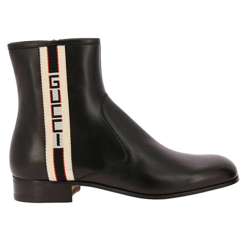 24 ore uomo pelle nera gucci con fibbie|Gucci Stivaletti In Pelle Con Fibbie uomo .